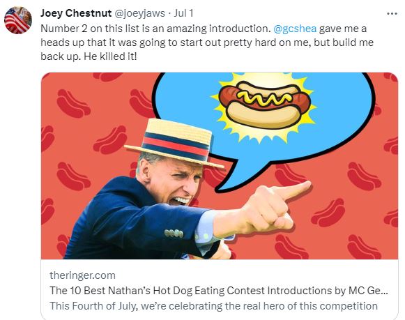 Joey Chestnut 