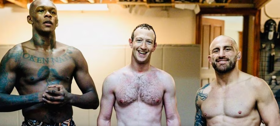 mark zuckerberg shirtless